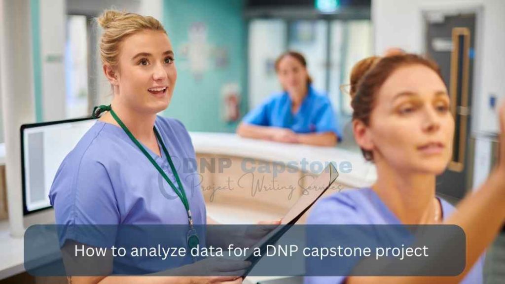 How to analyze data for a DNP capstone project
